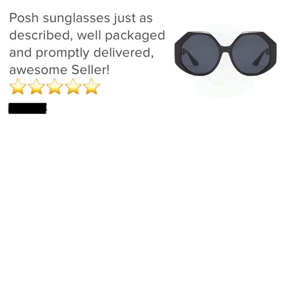 🍋2/$30 New Versace-Style Black Geometric Sunglasses - Picture 4 of 4